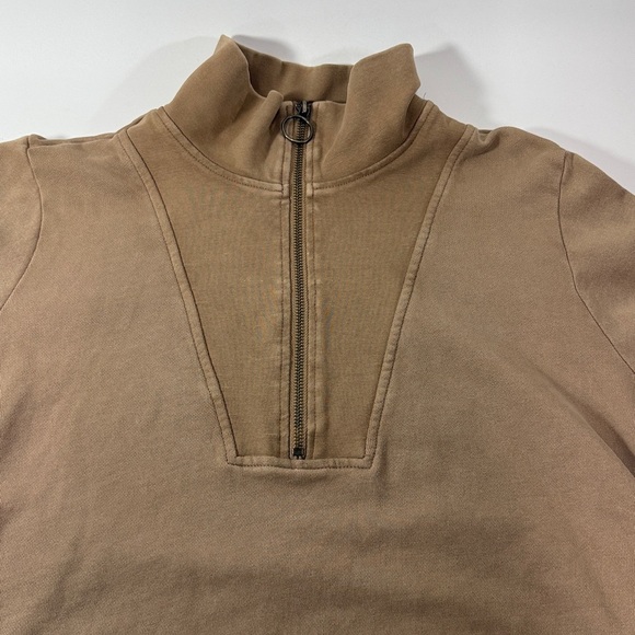 Blank NYC Tan Quarter-Zip Sweater - Picture 5 of 9